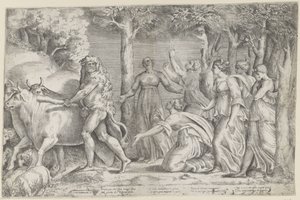 Hércules rouba o gado de Geryon