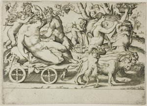O triunfo de Baco de Giulio Bonasone