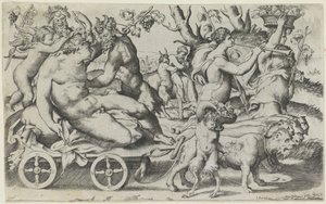 Triomf de Baco de Giulio Bonasone