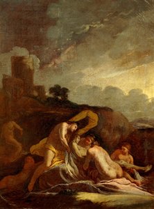 A morte de Adonis, de Giulio Carpioni (1613-1678).