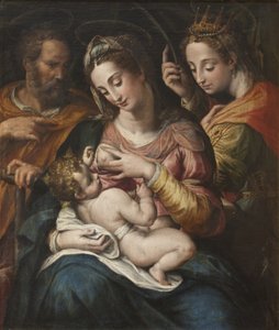 A Sagrada Família com Santa Catarina, c.1600