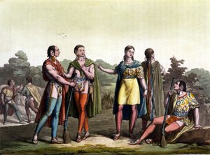 Os índios do Canadá (os acadianos) em “The Ancient and Modern Costume””