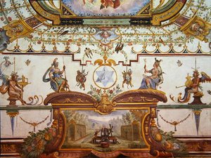 Painel de tecto do Stanzino delle Matematiche (fresco com têmpera) (ver 254070 e 254072-3)