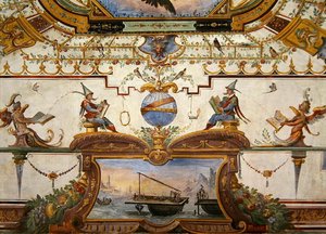 Painel de tecto do Stanzino delle Matematiche (fresco com têmpera) (ver 254070 e 254072-3)