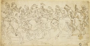 Cavalaria Romana na Marcha de Giulio Romano