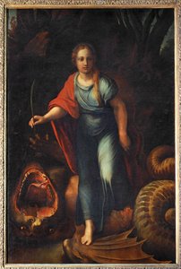 Sainte Marguerite - Santa Margarida ... de Giulio Romano