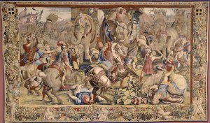 A Batalha de Zama de Giulio, Romano