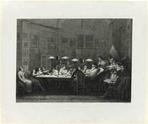 Escola de desenho de Francesco Rosaspina de Giulio Tomba