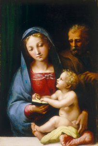familia sagrada de Giulio attr. to Romano