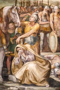 Batalha entre Horatii e Curiatii (detalhe)