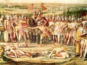 Batalha entre o Horatii e a Curiatii (fresco)