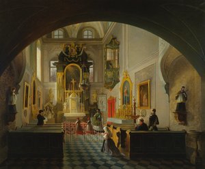 Interior de uma capela (pintura)