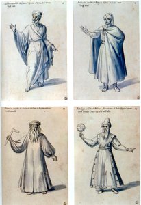 Figurino para figuras clássicas, século XVI