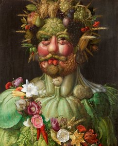 Italiano: O Imperador Rudolf II como Vertumnus.  Rudolf II de Habsurg como Vertumnus de Giuseppe Arcimboldo