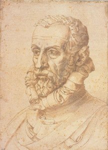 Auto-retrato Luomo di Lettere, 1587. de Giuseppe Arcimboldo