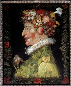 primavera (de uma série que representa as quatro estações do ano) de Giuseppe Arcimboldo