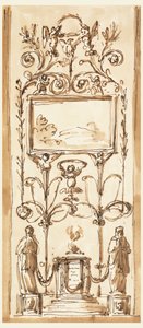 Decoração de um painel de Giuseppe Barberi