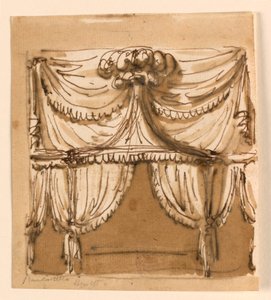 Elevação de uma alcova de Giuseppe Barberi