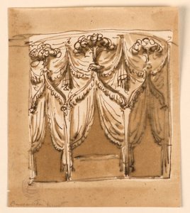 Elevação de uma alcova de Giuseppe Barberi