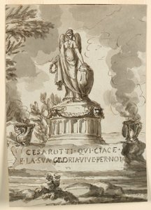 Monumento Sepulcral para Melchiore Cesarotti, Professor em Pádua de Giuseppe Barberi