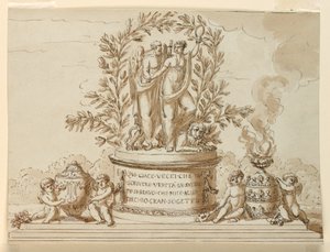 Monumento Sepulcral ao Escritor Vecei de Giuseppe Barberi