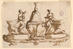 Projeto para um tinteiro de Giuseppe Bernardino Bison