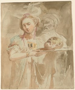 Salomé com a cabeça de São João Batista de Giuseppe Bernardino Bison