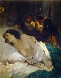 Parisina, de Giuseppe Bertini, Circa 1854, óleo sobre tela