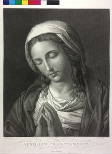 Madona rezadora de Giuseppe Bortignoni