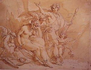 Bacchus e Ariadne, 1780 (tinta e papel)