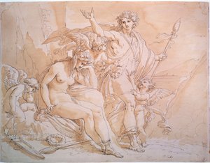 Baco e Ariadne, década de 1780.