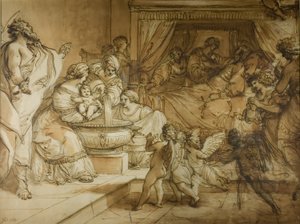 Nascimento da Virgem de Giuseppe Cades