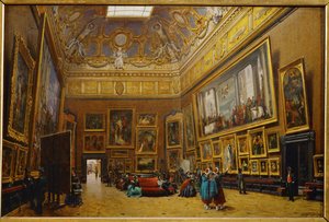 O Salon Carre do Museu do Louvre ...