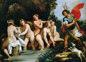 Diana e Acteon, ca 1600-1603.