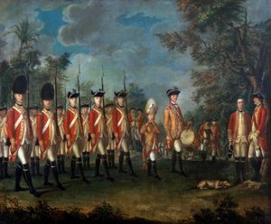 Lord George Lennox, Coronel do 25º Regimento do Pé, c.1771 (óleo sobre tela) de Giuseppe Chiesa