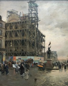 Praça das Pirâmides de Giuseppe de Nittis