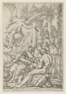 Alegoria com Fama, Hércules e Europa
