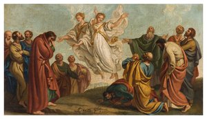Giuseppe Diotti, Sketch, Aparição dos Anjos aos Apóstolos após a Ascensão