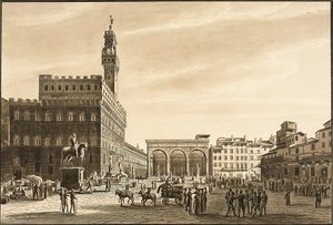 Piazza Signoria de Giuseppe Gherardi