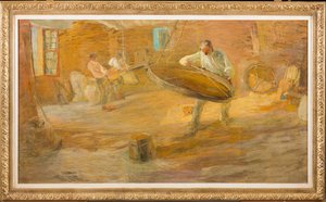 Peneira (óleo sobre tela) de Giuseppe Graziosi