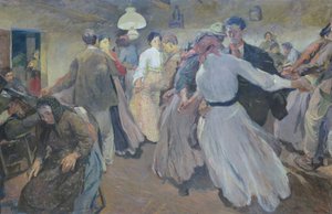 Dança de aldeia de Giuseppe Graziosi