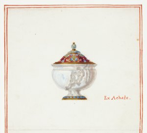 Taça coberta de ágata de Giuseppe Grisoni