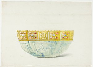 Taça com jóias no Tesouro de São Marcos, Veneza