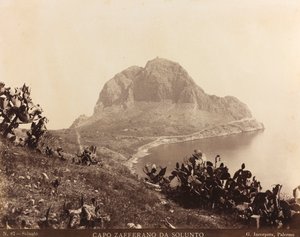 Vista de Capo Zafferano de Solunto, Palermo de Giuseppe Incorpora