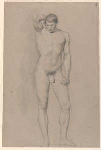 Estudo Acadêmico de um Nu Masculino