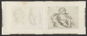 Bebé nú reclinado
Exemplos de desenho (título da série)
Mitelli intaglio (título da série)