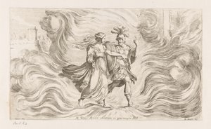 Vênus tira Enéias das chamas Mas Vênus tirou Enéias do fogo (título no objeto) Omzwervingen van Aeneas (título da série) L