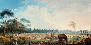 Celebração nas roças em honra de Fernão III, Jogos no prado de Great Oak