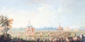 Corrida em Cascine, de Giuseppe Maria Terreni (1739-1811), Itália