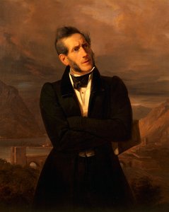 Retrato de Alessandro Manzoni (Milão de Giuseppe Molteni